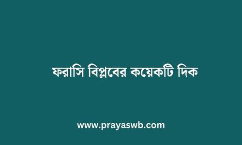 ফরাসি বিপ্লবের কয়েকটি দিক